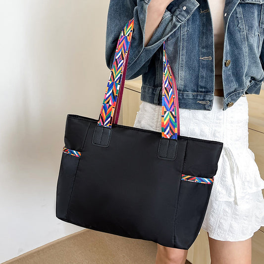 Women's Oxford Cloth Bag Portable And Fashion Shoulder Bag - Enfance-Heureuse