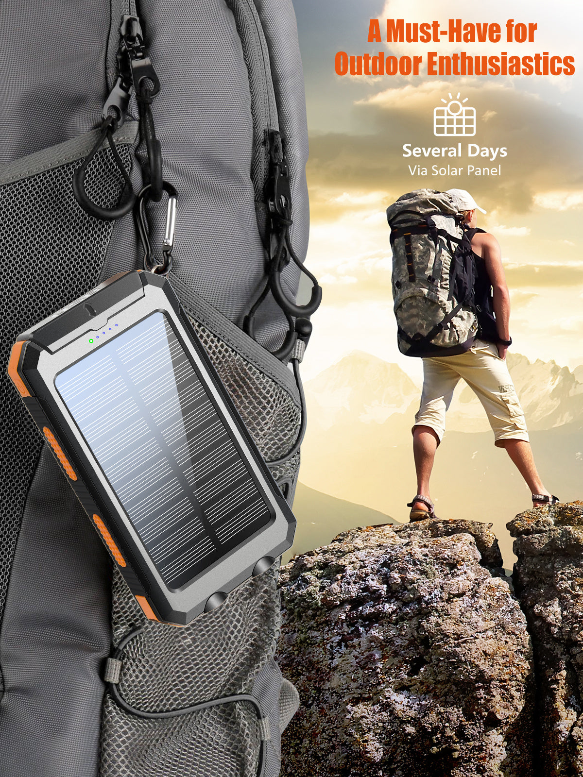 Solar Power Bank For Life Lights - Enfance-Heureuse