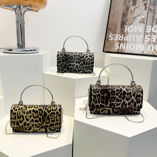 Women's Fashion Leopard-print Shoulder Bag - Enfance-Heureuse