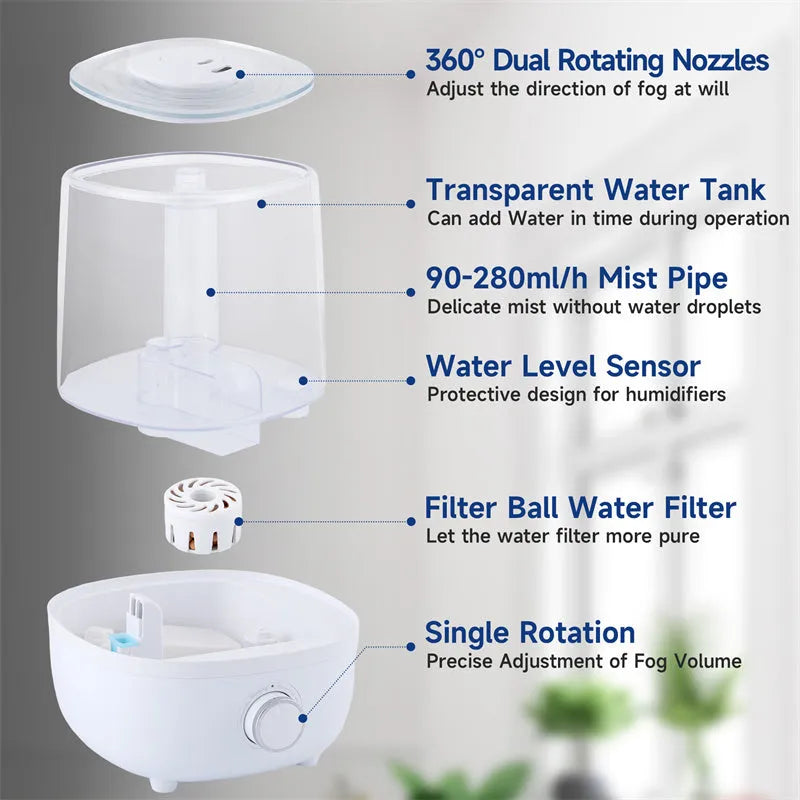 Humidificateur mécanique 4L - Enfance-Heureuse