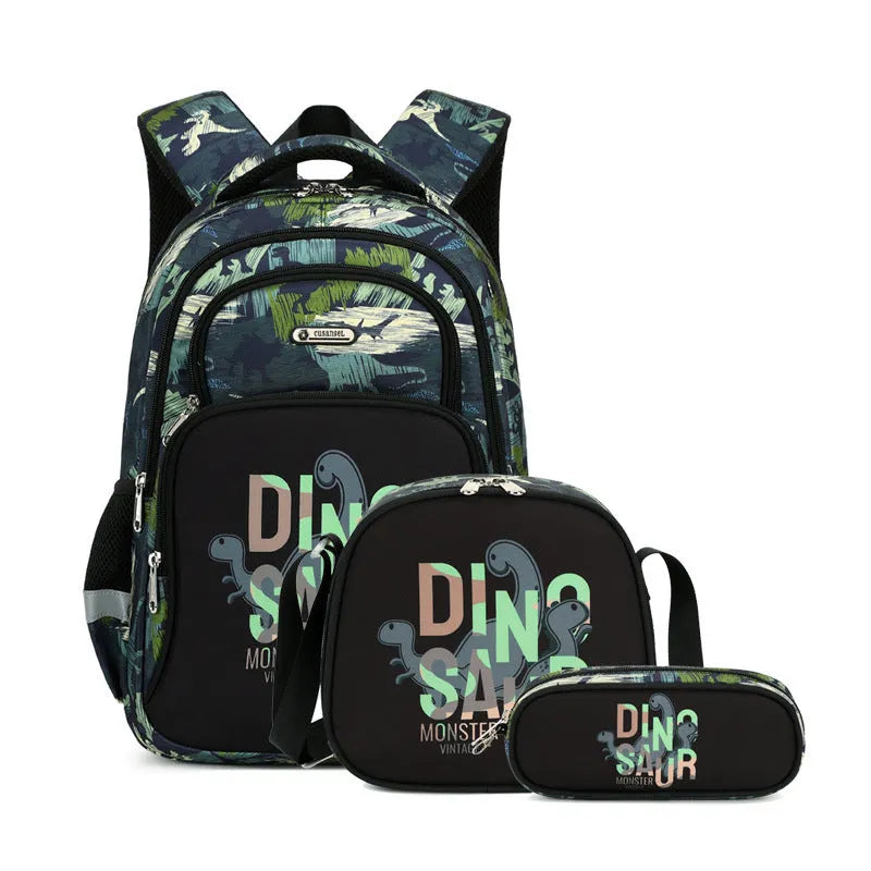 Primary School Student Schoolbag Boys Stylish And Lightweight Grade 1-3 Children Backpack - Enfance-Heureuse