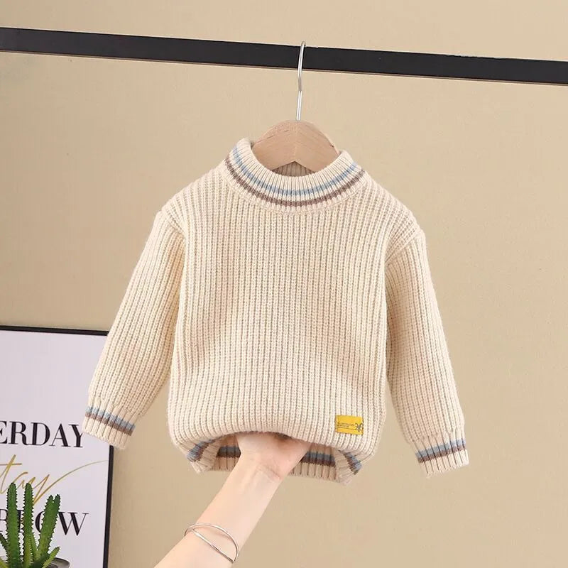 Pull à col rond pour enfants - Enfance-Heureuse