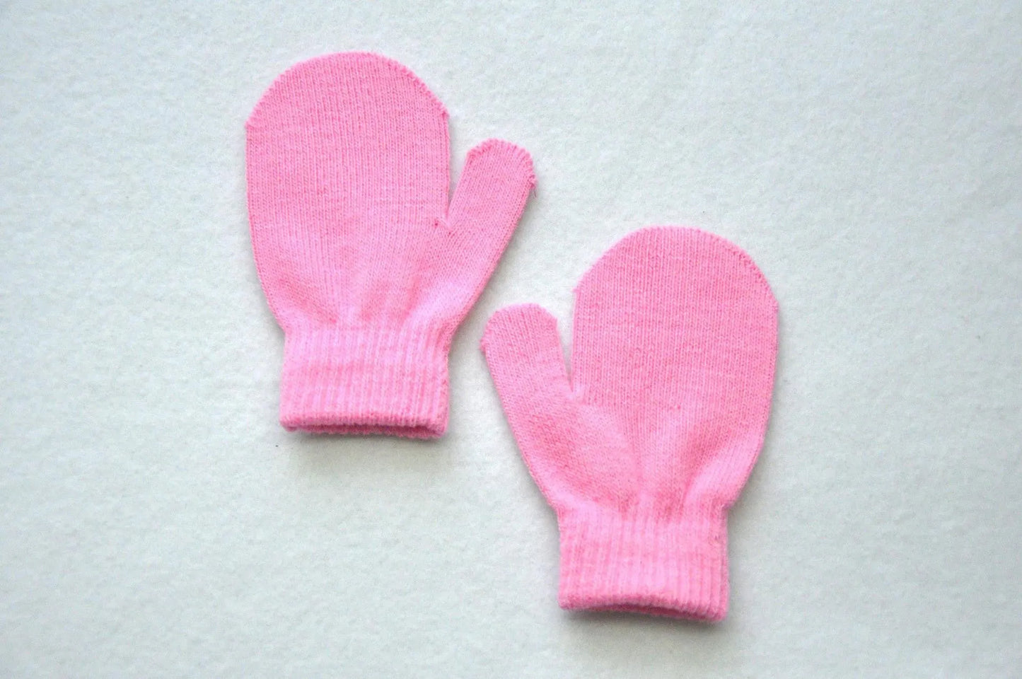 Children's Winter Warm Gloves Knitted Bag Baby Gloves - Enfance-Heureuse