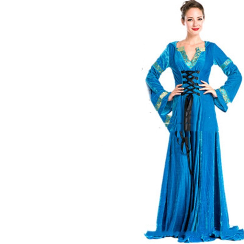 Halloween COS Ball Queen Dress Evening Gown - Enfance-Heureuse