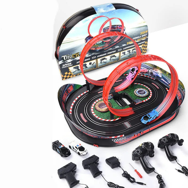 Children's Track Racing Toys Storage Portable - Enfance-Heureuse