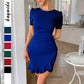 Elegant Style Lace Sheath Dress Women's Clothing - Enfance-Heureuse