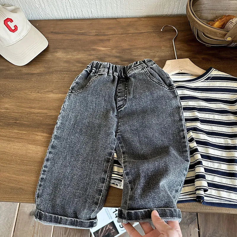 Jeans For Children In Spring Wear