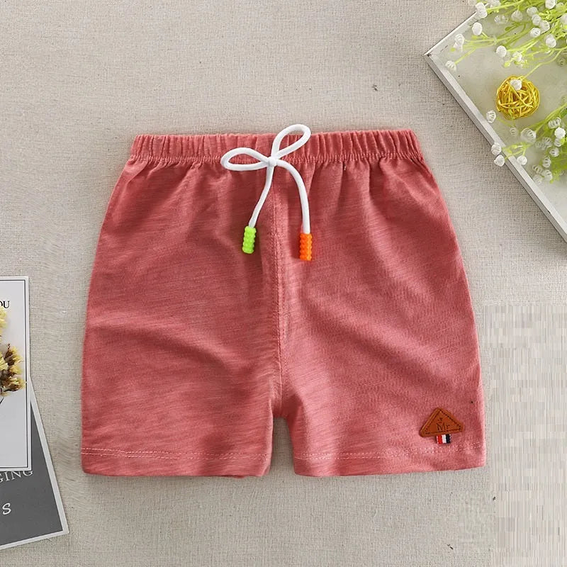 Season New Children's Slub Cotton Casual Shorts