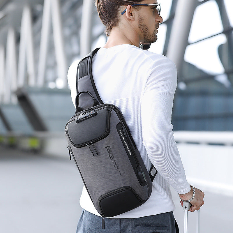 Fanny Pack For Men Waist Chest Bag Sling Bag Mens College - Enfance-Heureuse