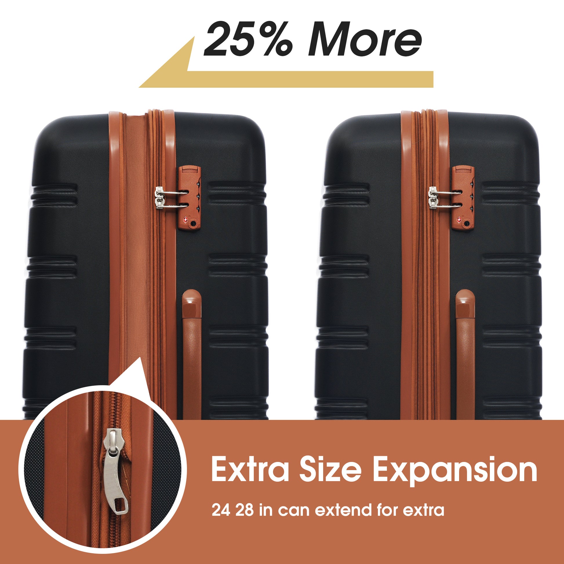 Hardshell Suitcase Set Of 4 Pieces, Lightweight 16 Inches, 20 Inches, 24 Inches, 28 Inches, Luggage Box - Enfance-Heureuse