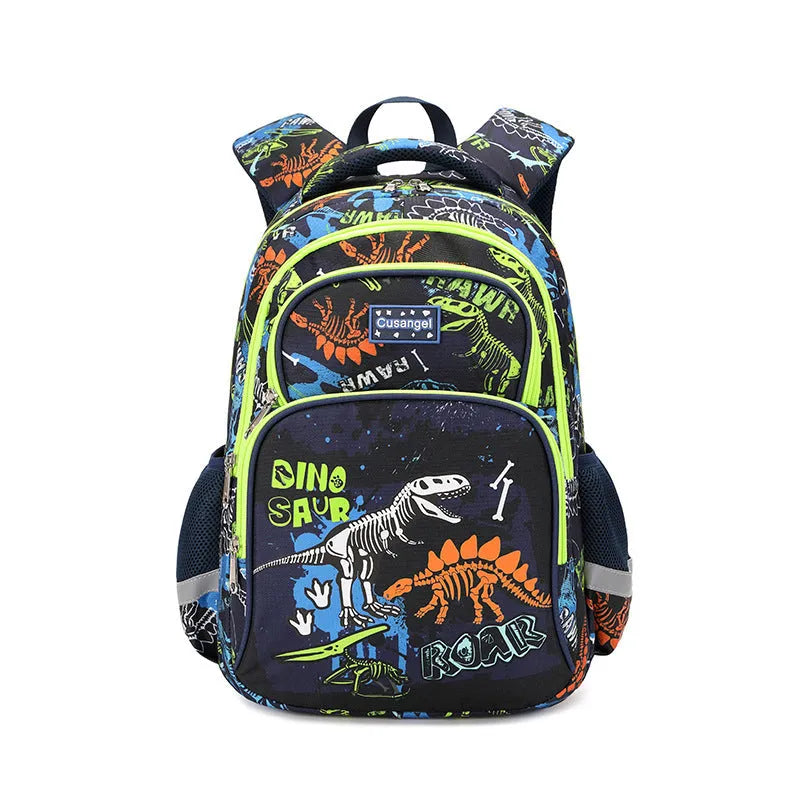 Primary School Student Schoolbag Boys Stylish And Lightweight Grade 1-3 Children Backpack