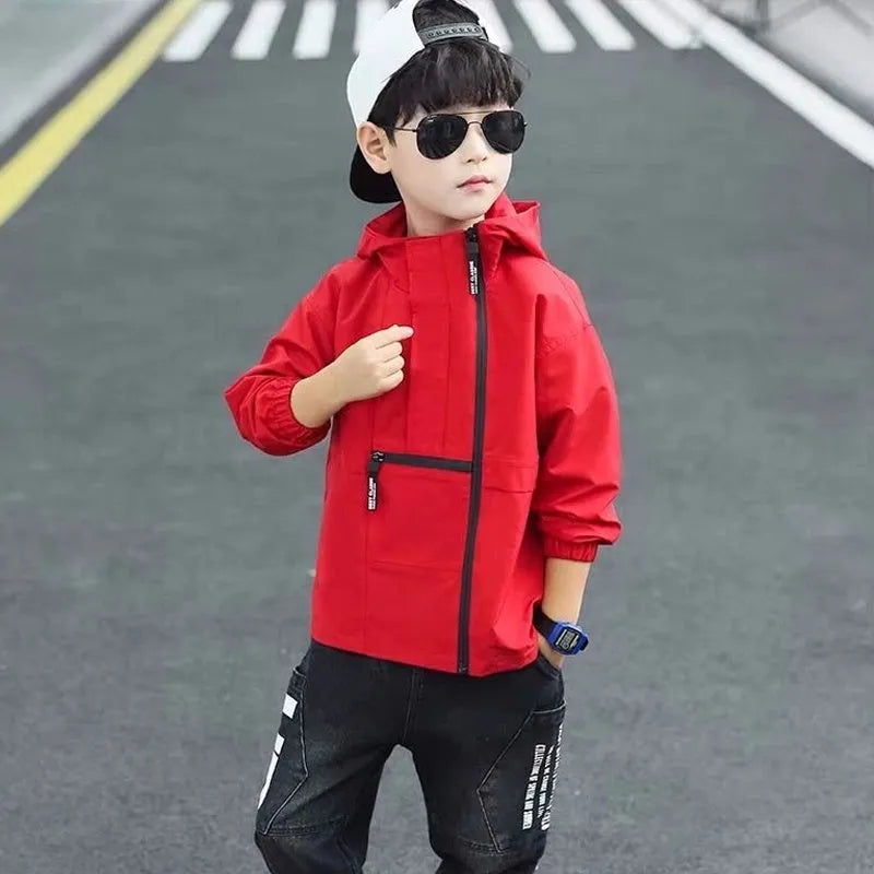 Simple And Creative Boys' Casual Jacket