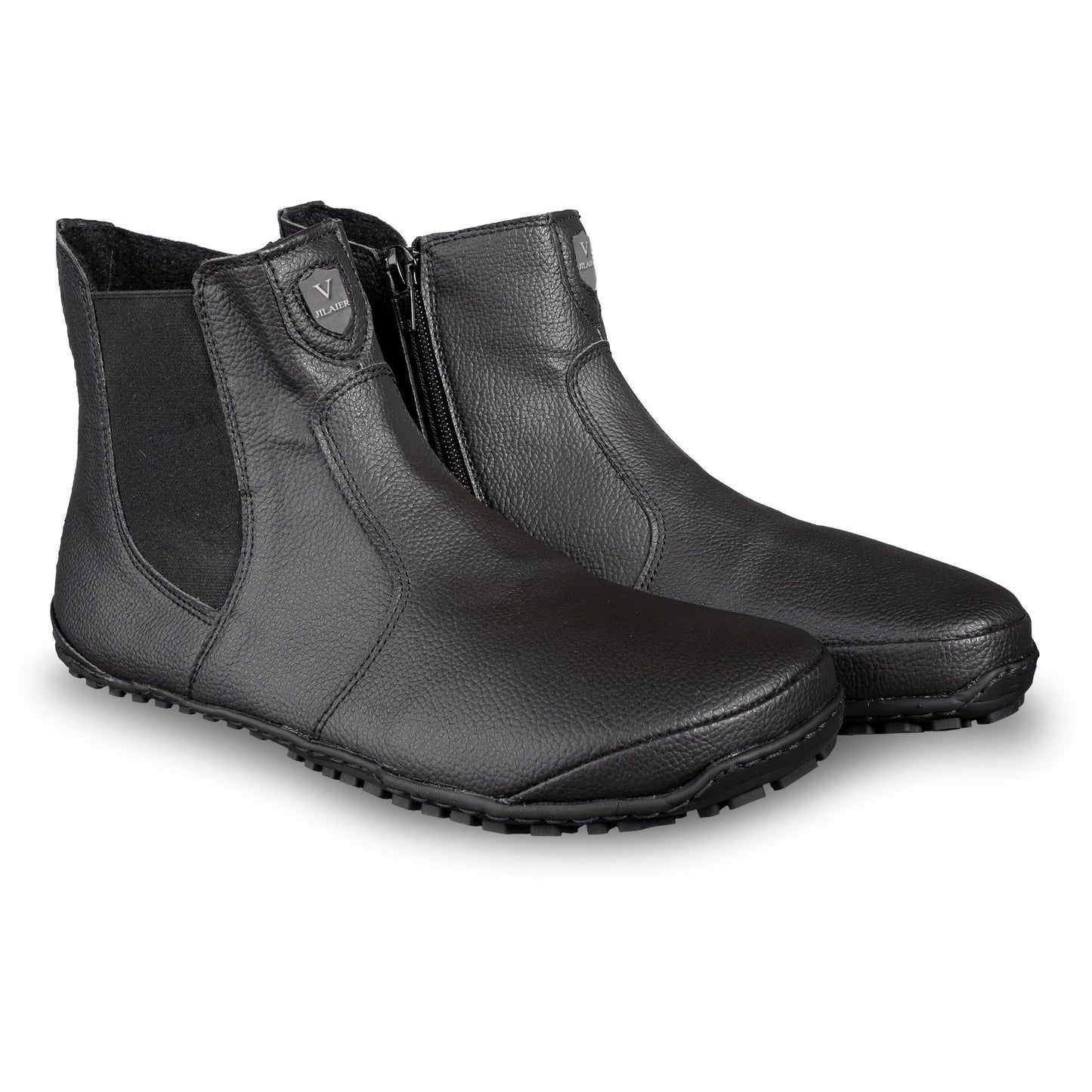 Fashion Men And Women Wear Round Toe Color-blocking Single Boots