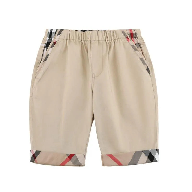 British style summer shorts boy