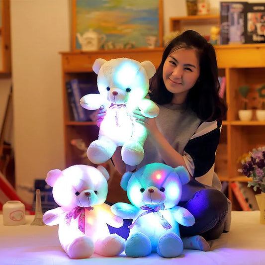 Lumineux ours en peluche pour enfants