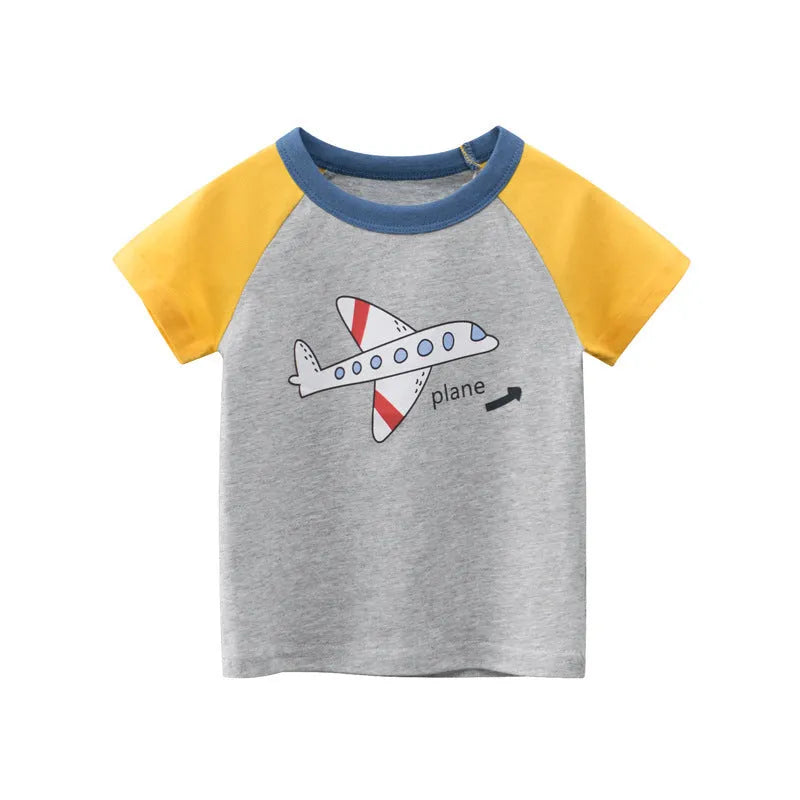 New Children's Clothing Children's Short-Sleeved T-Shirt Boys Half-Sleeved Clothes