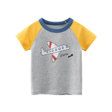 New Children's Clothing Children's Short-Sleeved T-Shirt Boys Half-Sleeved Clothes - Enfance-Heureuse