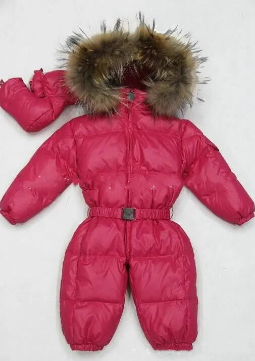 Épaissie super chaud d'une seule pièce coton manteau - Enfance-Heureuse