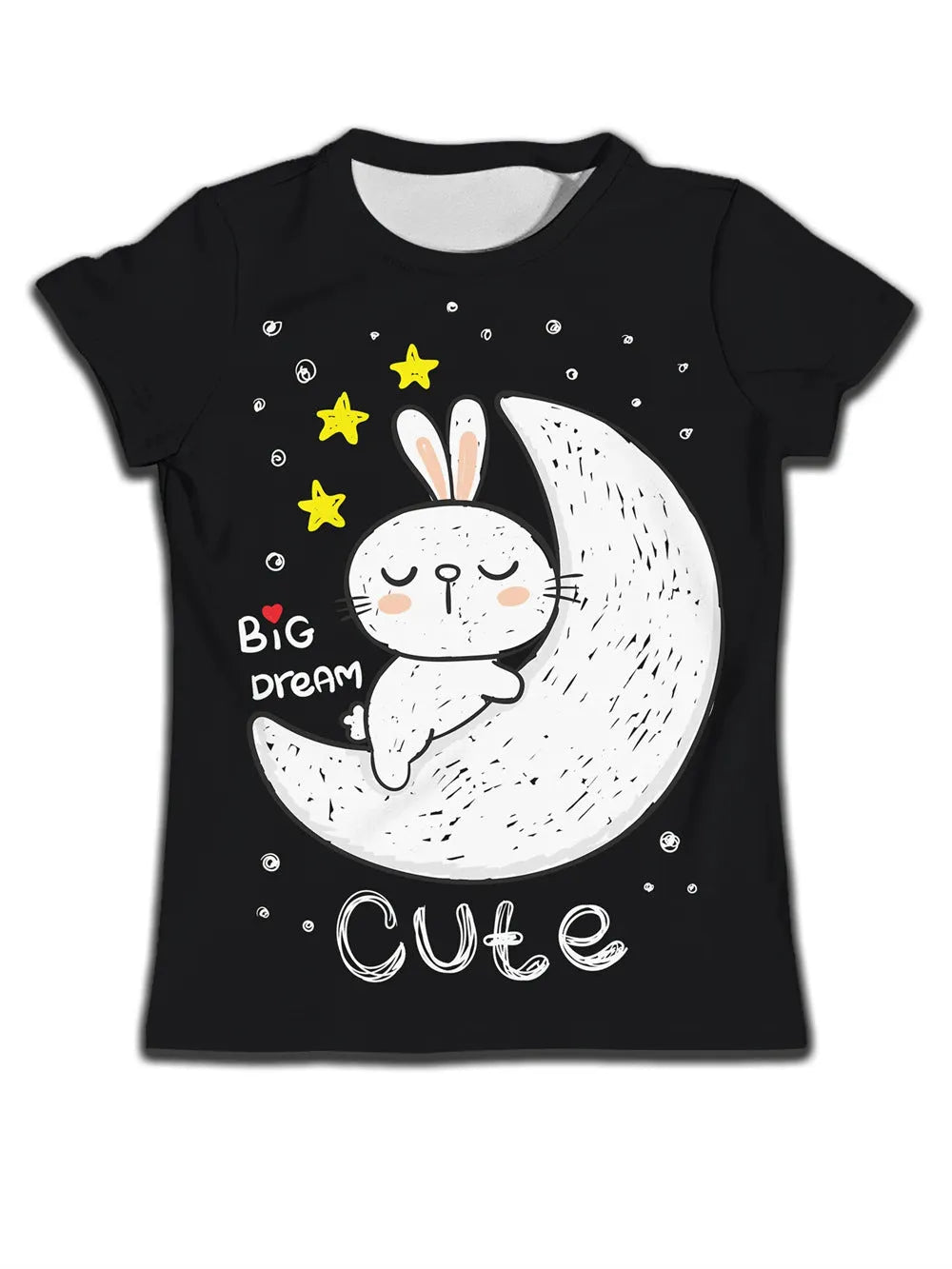 Children Boy T-shirt Clothes Casual Soft T-shirt Cute Cat Cartoon Pattern