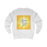 Jesus Loves You Unisex Sweatshirt - Faith-Inspired Comfortable Apparel - Enfance-Heureuse