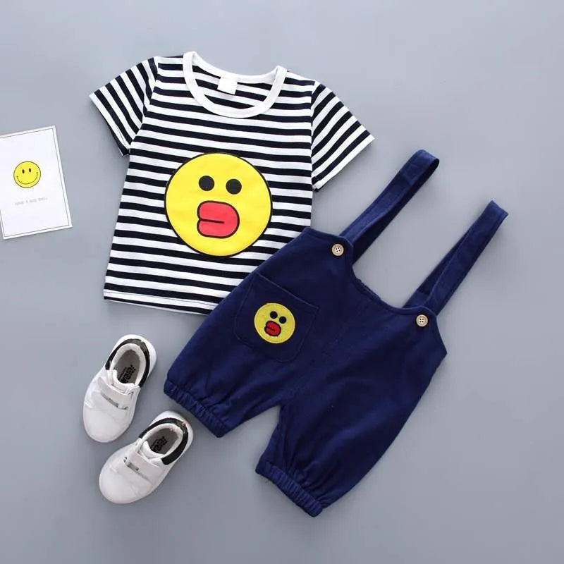 Children's Short Sleeved Boy's Summer Clothes Female Baby