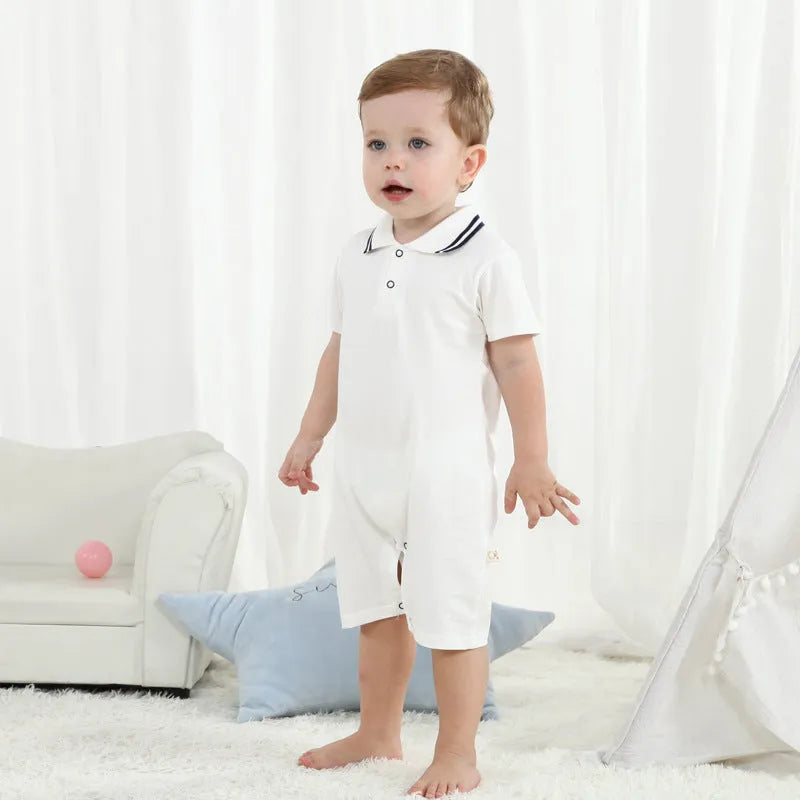 Baby clothes solid color romper