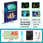 Educational Toy Drawing Pad 3D Magic 8 Light Effects Puzzle Board Sketchpad - Enfance-Heureuse