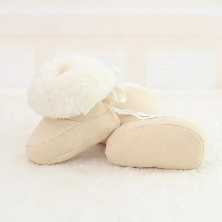 New Style Baby Shoes Infant Soft Sole Shoes for Newborns Baby Winter Keep Warm Print First Walkers Shoes for Baby Kids 