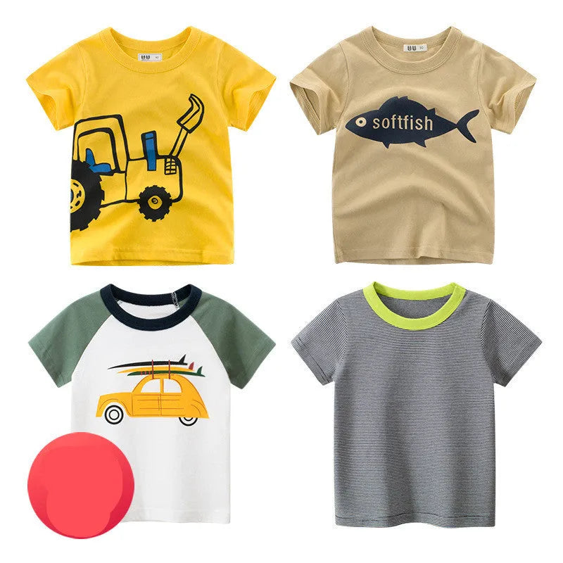 Summer children's short sleeve T-shirt