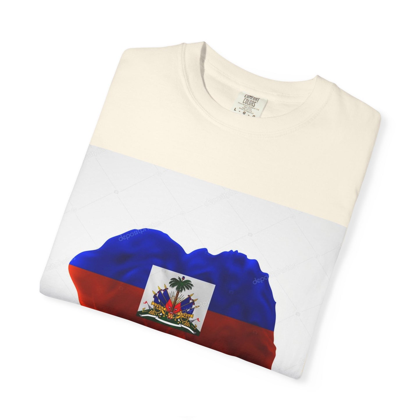 Haiti Flag Drip T-Shirt — Haitian Pride Graphic Tee