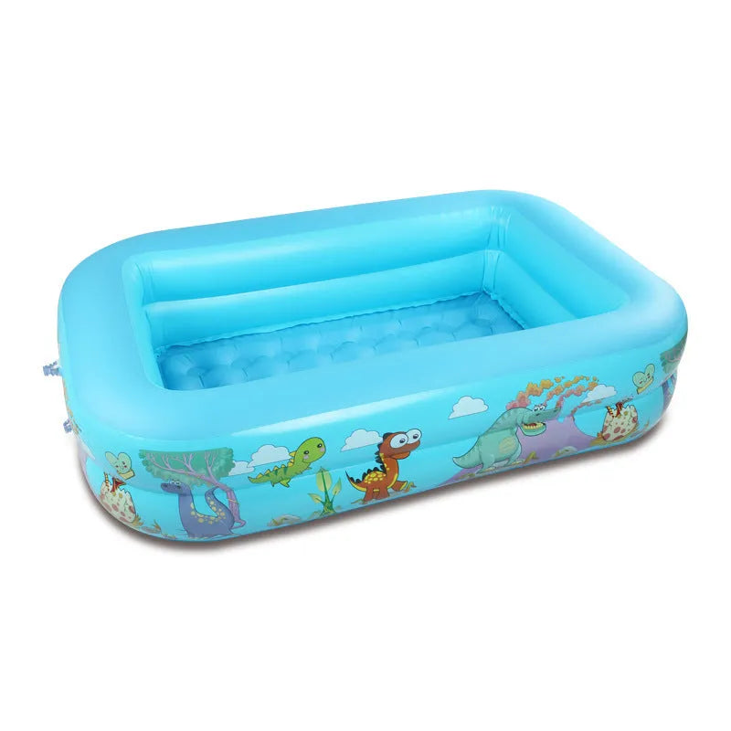 Piscina inflable para bebés en casa