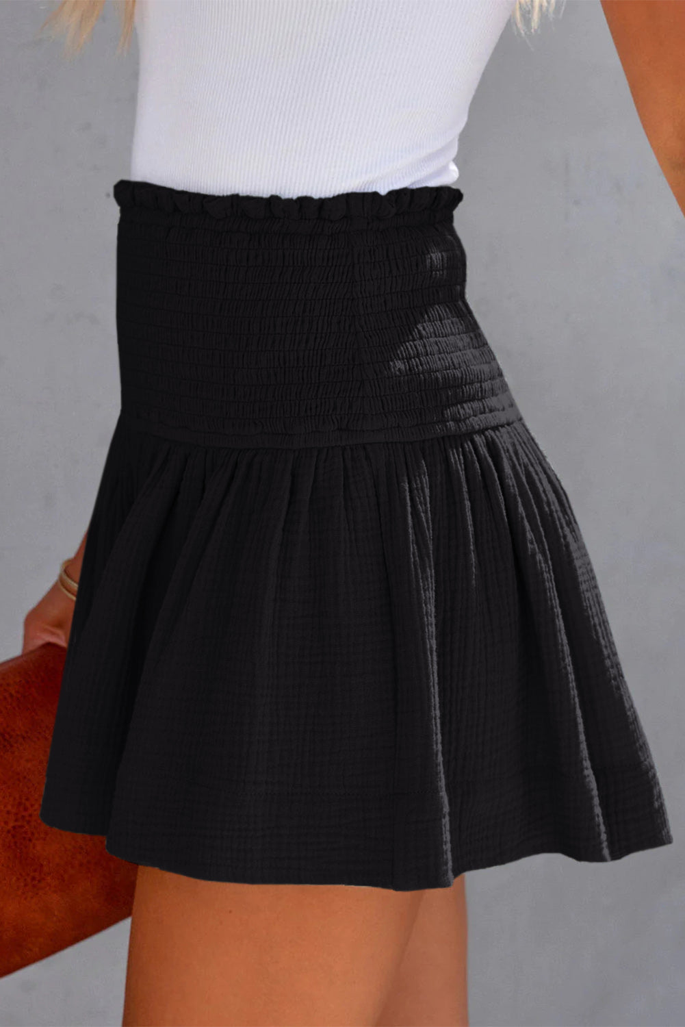 Smocked Waistband Shorts - Enfance-Heureuse