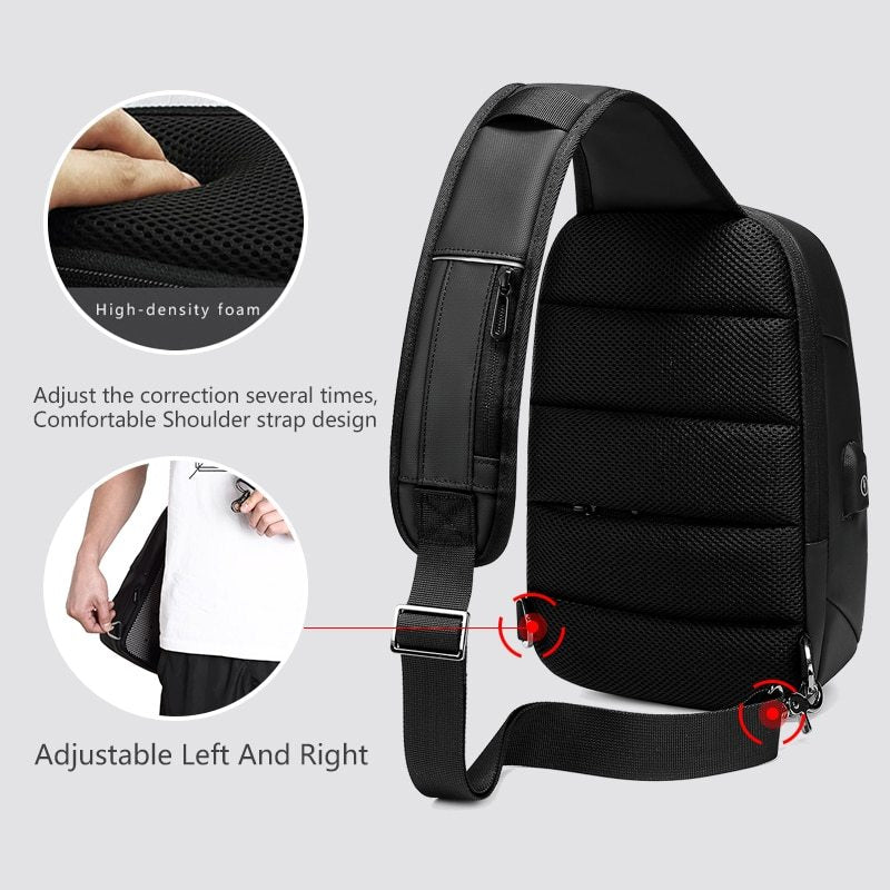 Compatible with Apple, 9.7 inch iPad Shoulder Bag for Men Business Crossbody Bags - Enfance-Heureuse