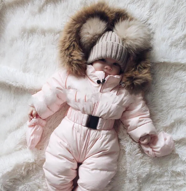 Épaissie super chaud d'une seule pièce coton manteau - Enfance-Heureuse