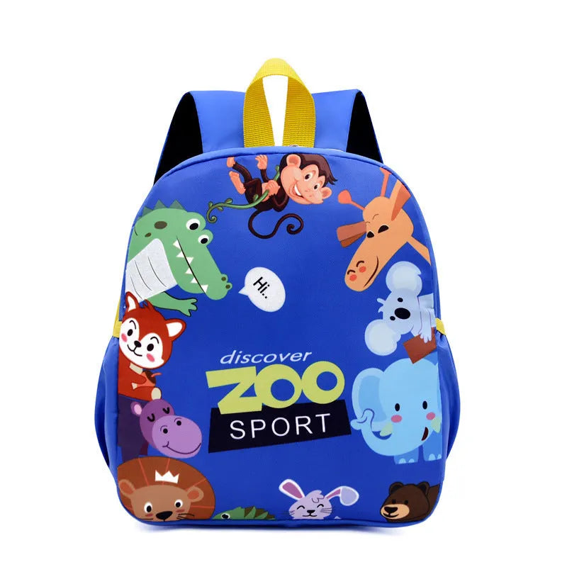 Kindergarten Men's And Women's Burden Reduction Decompression Anti-lost Fashion All-match School Bag Cartoon Student Schoolbag Wholesale