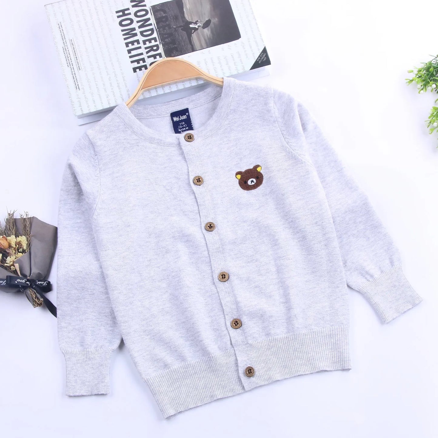 Classic Explosion Boys Knit Cardigan Thin Kids Jacket