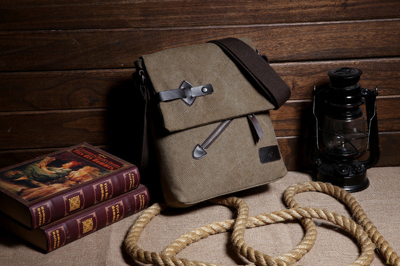 On behalf of a factory direct casual canvas satchel, wind outdoor men shoulder bags wholesale - Enfance-Heureuse