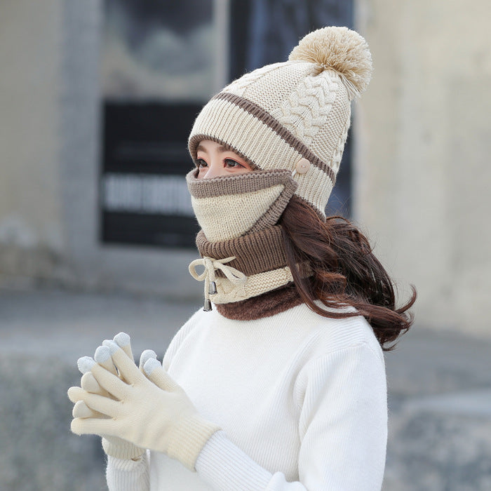 Plus velvet thick bib mask - Enfance-Heureuse