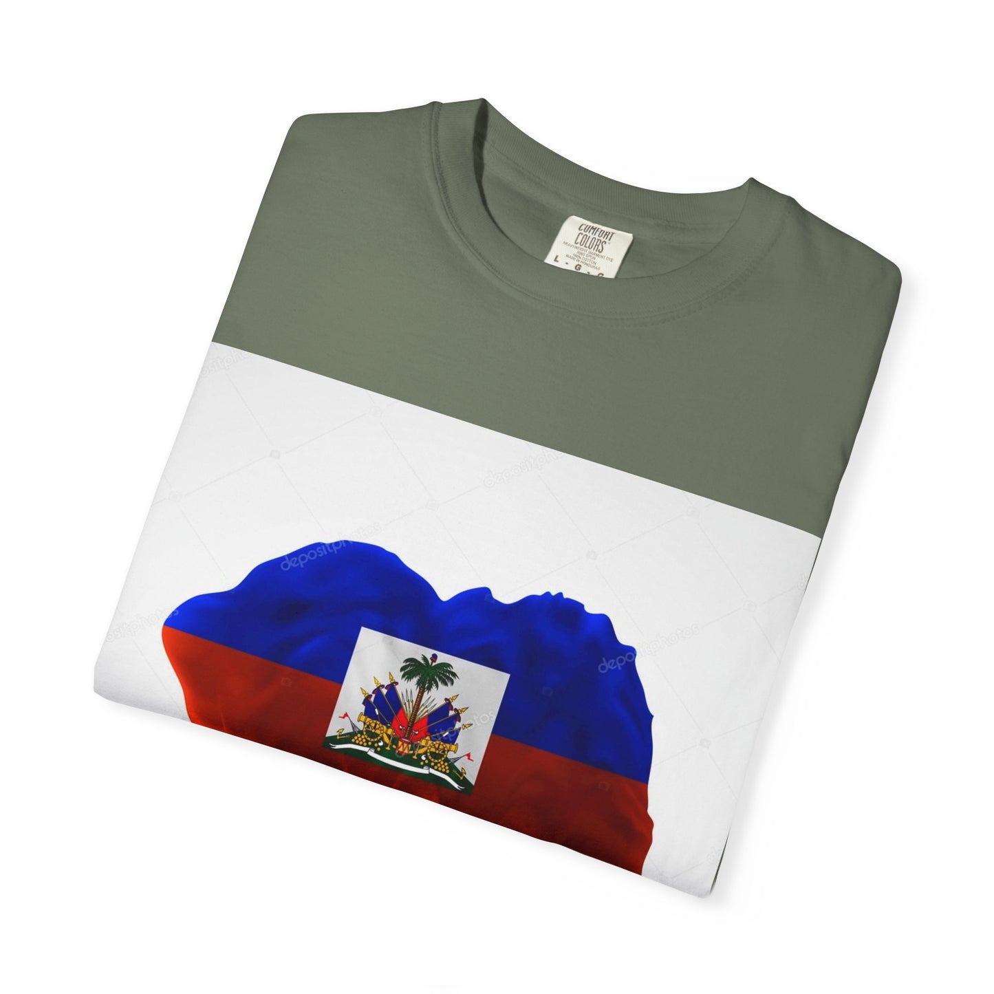 Haiti Flag Drip T-Shirt — Haitian Pride Graphic Tee