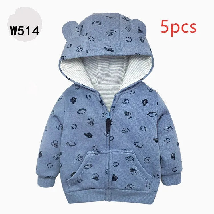 Cute double coat for boys and girls