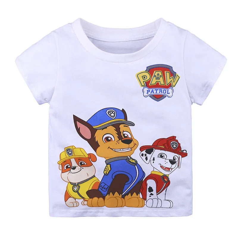 Children's t-shirt round neck print short sleeve