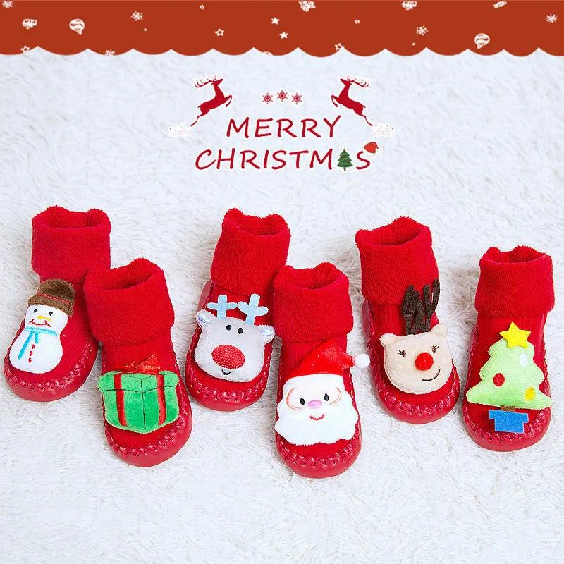 Christmas Floor Socks - Enfance-Heureuse