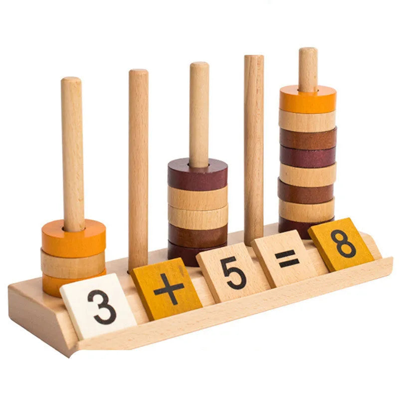 Children's wooden counter