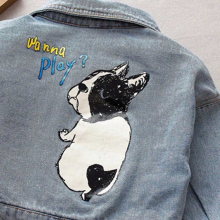 Blusa linda de dibujos animados de primavera Cárdigan coreano