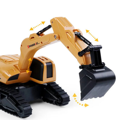 Deformation Remote Control Engineering Car Hook Machine Model Kid Toy - Enfance-Heureuse