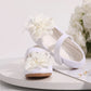 Filles Robe Chaussures Fleur Dentelle Princesse Chaussures - Enfance-Heureuse