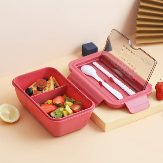 Office Worker Glass Lunch Box - Enfance-Heureuse