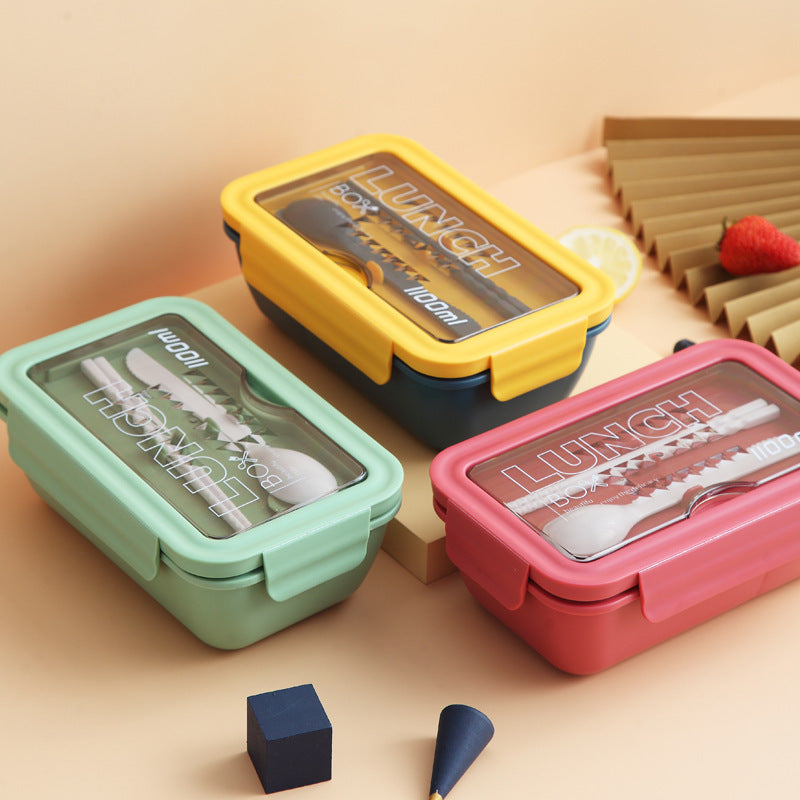 Office Worker Glass Lunch Box - Enfance-Heureuse