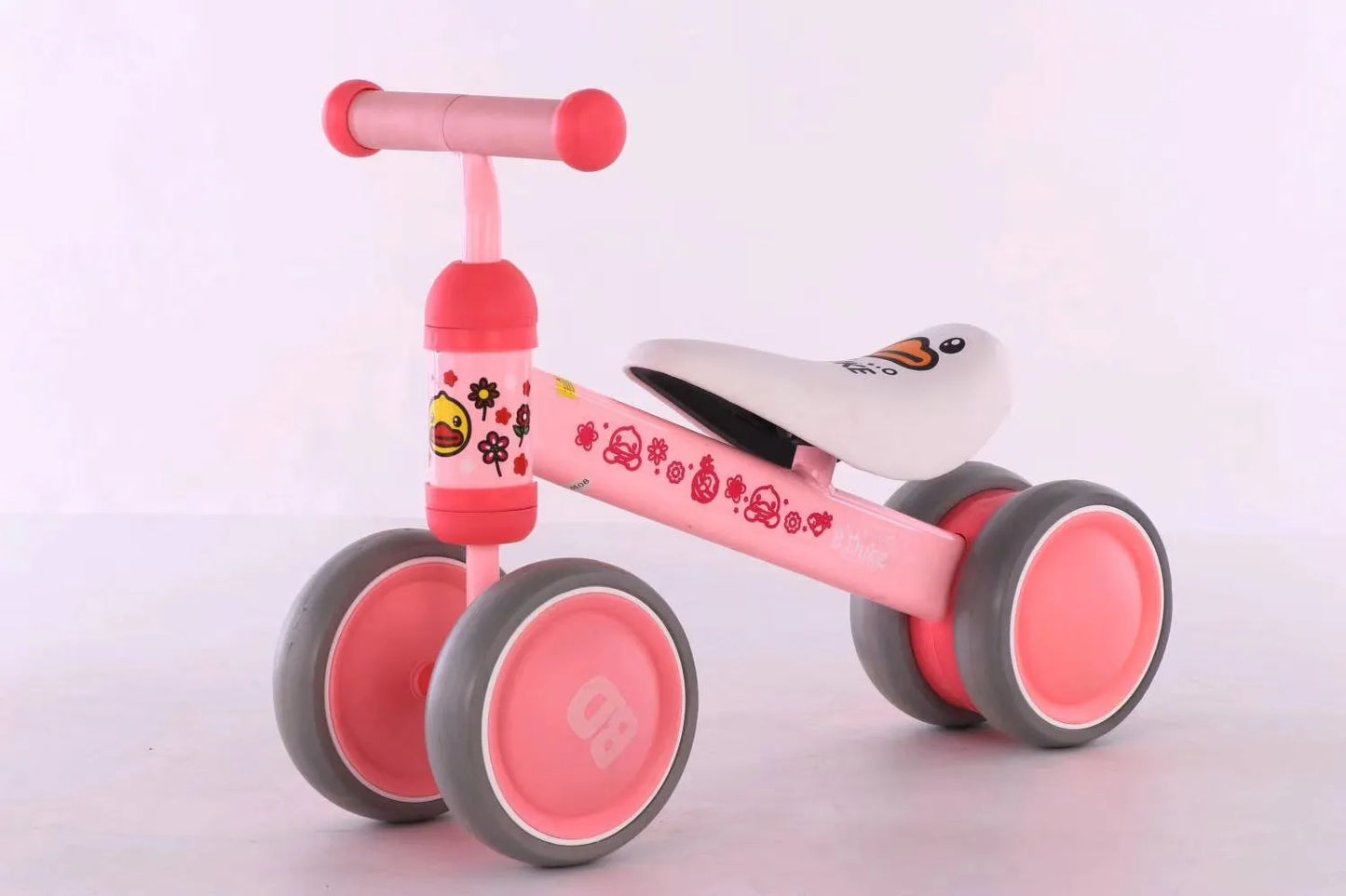 En plastique Aucun-pédale Bébé Enfants Push Équilibre Vélo Trois Roues Tricycle Bébé Mini Vélo Équilibre