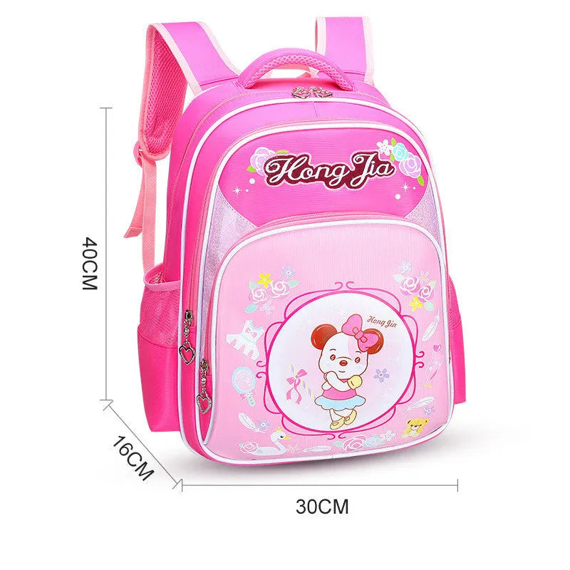 Lowing Negative Ridge Lightening Cartoon School Bag